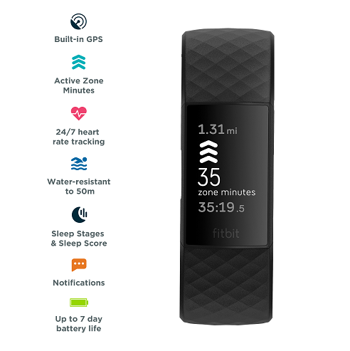 fitbit charge 4 graphite